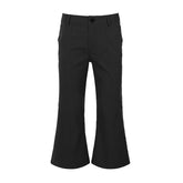LIZAKOSHT - Euramerican Street Lazy Simple Low Waist Mid-length Pants Y2k Aesthetic All Match Flare Suit Trousers Harajuku Pant Women Clothe