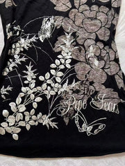LIZAKOSHT - Y2k Aesthetic Vintage Flower Printing T-shirt 2025 Summer Backless Bandage Streetwear Tops Harajuku Sexy grunge Fairy Tshirts