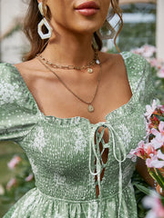 LIZAKOSHT - Spring/Summer Dress for Woman Fashion Sexy Short Sleeve Casual One-word Neck Stretch Print Slim Fit Jumpsuit Mini Dresses