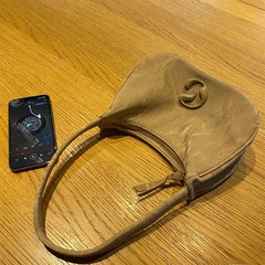 LIZAKOSHT  -  Korean Fashion Vintage Temperament Crescent Underarm Shoulder Bag 2023 New Casual All Match Y2k Women Purses and Handbags