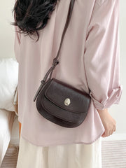LIZAKOSHT - Retro Mini Crossbody Bag Luxury Hobo PU Leather Women's Handbag with Adjustable Strap Large Capacity Shoulder Bag