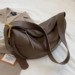 LIZAKOSHT - Crossbody bag female new dumpling bag minimalist fashion wild Korean small round bag ladies shoulder bag armpit bag