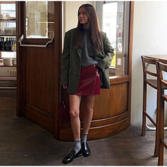 LIZAKOSHT - Casual Suit Men Women Fashion Lapel Long Sleeve Single Breasted Blazer Wide Leg Pants 2 Piece Set For Women Loose Outfits Y2K