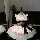 LIZAKOSHT - France Sweet Kawaii Lolita Dress Women's Designer Fashion Japanese Cute Thin Polka Dot Patchwork A-line Sling Dresses Clothing