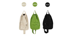 LIZAKOSHT - Korea Large Capacity Canvas Totes Shoulder Bags Y2k Casual All Match Drawstring Women Crossbody Bag Harajuku Grunge Handbag