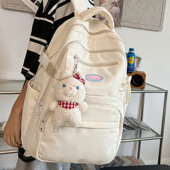 LIZAKOSHT - New Multi-pocket Women Backpack High Quality Youth Waterproof Backpacks for Teenage Girls Boys Laptop School Bag Bagpack