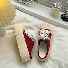 LIZAKOSHT - Shoes Women Female Slippers Cover Toe Platform Slides Loafers Soft 2024 Summer Fabric Canvas House Slippers Platform Shoes Woman