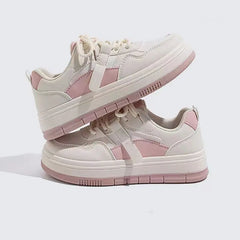 LIZAKOSHT - Summer Breathable Female Platform Sneakers Light Flat Walking Vulcanized Shoes Shoes Ladies Outdoor Luxury Running Shoes