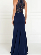LIZAKOSHT - Classic O-Neck Sequined Appliquins Sleeeveless Mother Of Bride Wedding Dresses Bridal Gowns Customized