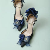 LIZAKOSHT - stilettos shoes woman black high heels women luxury bridal heel shoes lolita goth shoes shoes women evening dress y2k heel