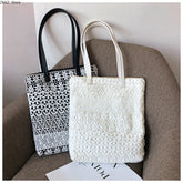 LIZAKOSHT - Premium Shoulder Bag Stylish Canvas Bag for Women 2023 Summer New Style Korean Version Girly Lace Tote Bag