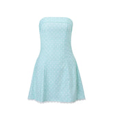 LIZAKOSHT - Summer New Fashion Sexy and Pure One-shoulder Bustier Dress