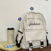 LIZAKOSHT - Large Capaci Bapa for Boys And Girls Elementary School High School Students Bla Casual Simple Sle Double oulder Bag