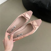 LIZAKOSHT  -  Spring New Brand Women Flat Shoes Fashion Round Toe Shallow Slip On Ladies Elegant Ballerina Shoes Dress Boat Shoes New