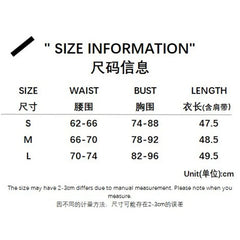 LIZAKOSHT - Sexy Fashion Casual Elegant Slim 2000s Retro Camisole Top Chic Women's Crop Tops Punk Hip Hop Rock Girls Streetwear