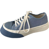 LIZAKOSHT - Woman Platform Shoes Summer New Fashion Women Shoes Casual Solid Canvas High Candy Color Women Casaul Shoes Sneakers