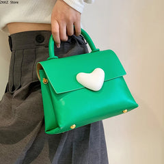 LIZAKOSHT - Fashion Female PU Leather Bag New Style Lady Simplicity Tote Handbag Four Seasons Universal Shoulder Crossbody Bag for Women