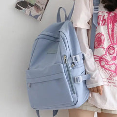 LIZAKOSHT - Teenage Girls Schoolbag Casual Waterproof Nylon Women's Bag