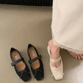 LIZAKOSHT  -  Spring New Brand Women Flat Shoes Fashion Round Toe Ladies Mary Jane Shoes Soft Flat Heel Outdoor Dress Boat Shoe New Woman