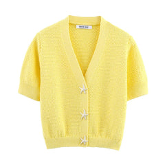 LIZAKOSHT - Women's Sweater Autumn 2025 New Elastic Slim V-neck Elegant Knitted Sweater Female Chic Young Joker Street Warm Sweater