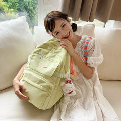 LIZAKOSHT - New Multi-pocket Women Backpack High Quality Youth Waterproof Backpacks for Teenage Girls Boys Laptop School Bag Bagpack