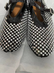 LIZAKOSHT  -  Summer Fashion Designer Rhinestones Round Toe Mary Janes Women Flat Mesh Sandals Buckle Strap Comfortable Outdoor Dress Shoes