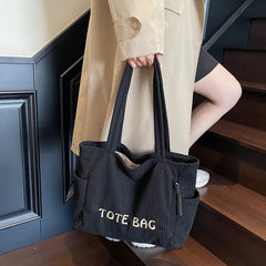 LIZAKOSHT - Versatile Large Capacity Top Handle Bag Stylish Plush Tote Bag High End Fashionable Shoulder Bag