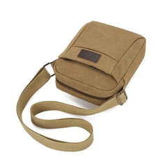 LIZAKOSHT - Outdoor Canvas Crossbody Chest Bag Men's Single oulder Sling Bag Faion Bapa Mobile Phone Bag Leisure Sports