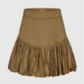 LIZAKOSHT - Y2K Vintage Chic Women's Pleated Bubble Mini Skirt Casual Solid Color Puff Balloon A-line Skirt Hotsweet Fashion Streetwear