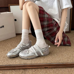 LIZAKOSHT - Sports Mary Jane Shoes 2025 New Soft Sole Non-slip Mesh Breathable Casual Women's Singles Shoes