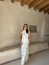 LIZAKOSHT  -  Sexy Printed Halter Long Dresses Women Fashion Sleeveless Backless High Waist Slim Maxi Dress 2025 Lady Summer Chic Casual Robes