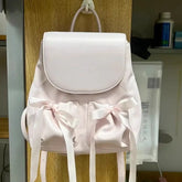 LIZAKOSHT - Sweet Bow Kawaii Girls Casual Mini Handbags Women Fashion Students Schoolbags Y2k Aesthetic All Match Backpacks Japanese Trendy