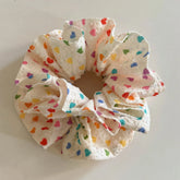 LIZAKOSHT - 1PC Rainbow Love Bubble Large Hair Circle Color Headband Summer Juice Color Small Barbarian Waist Sweet Pills Hair Rope