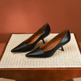 LIZAKOSHT  -  New Designer Pointed Toe Pumps Women Shallow Elegant Thin Heels Office Shoes Dress Fashion Comfy Concise Sexy High Heeled Women