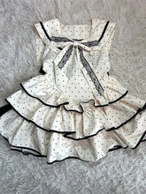 LIZAKOSHT - Polka Dot Cute Sweet Dress Women Bowknot Lolita Summer Sleeveless Tiered Dress Slim Fit Layered Pretty Style Vestidos