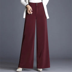LIZAKOSHT - New Wide-leg Pants Suit High-end Women's Casual Loose High Waist Drooping Big Feet