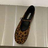 LIZAKOSHT - Autumn Women Flat Shoes Fashion Round Toe Shallow Ladies Dress Mary Jane Shoes Soft Flat Heel Casual Ballerinas New Woman