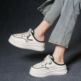 LIZAKOSHT - Slides Black Women's Slippers and Ladies Sandals Mules Shoes Outside with Bow Summer Wedge Heel Junior Chic Elegant I Eva Y