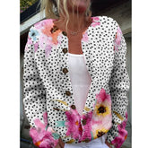 LIZAKOSHT  -  Christmas Women Cardigan Knitted Sweater Long Sleeve Jumper Cardigans Casual Streetwear Fashion Silver Color Coat