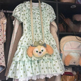 LIZAKOSHT - Y2k Print Stars Women Dresses Japanese Style Spring Summer Mini Dress Vintage Elegant Sweet Vestidos Mujer