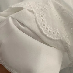 LIZAKOSHT - Embroidery Art Skirt Women Elastic High Waist Temperament Splicing Medium Long Solid Color Skirt Tide 7353