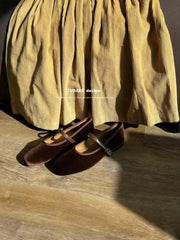 LIZAKOSHT - Flat Black Shoes For Women All-Match Modis Female Footwear Retro Grandma Dress Mary Janes Retro Woman Shoes Female Footwear