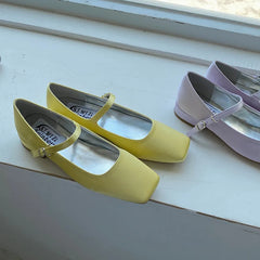 LIZAKOSHT - Shallow Mouth Shoes Woman Casual Female Sneakers Round Toe Flats New Retro Summer Dress Canvas Spring Lace-Up Leisure Slip