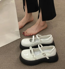 LIZAKOSHT - Flat Black Shoes For Women Female Footwear Round Toe Bow-Knot All-Match Shallow Mouth Low Heels Modis Oxfords Dress Summer Butte