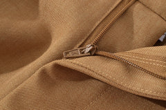 LIZAKOSHT - Autumn 2 Pieces Women Long Sleeve Jacket Elastic Waist Wide Leg Shorts Suits Streetwear Women Outfits Outerwear