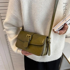 LIZAKOSHT - Retro Small Bag New Trendy Fashion Shoulder Underarm Bag Female Bag Autumn And Winter Vintage Messenger Small Square Bags