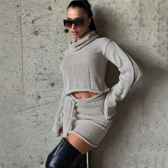 Lizakosht Summer Dress Women Trendy Vacation Outfits For New Slim Fit Jersey Short Skirt Set Solid Spandex Beach Tunic Sports Kaftan