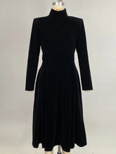 LIZAKOSHT  -  Womens Evening Dresses High Neck Midi Dress New Black Long Sleeves Elegant Party Dress for Female Casual Gathering