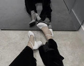 LIZAKOSHT - 2024 New Design Women High Heel Pumps Elegant Patent Leather Split Horse Toe Lady Shoes Tabi Female Moccasins Footwear C148