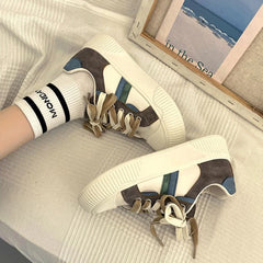 LIZAKOSHT - Female Footwear Canvas Sneakers Round Toe Women's Shoes Athletic Kawaii Sports Cute Summer Free Shipping and Low Price New